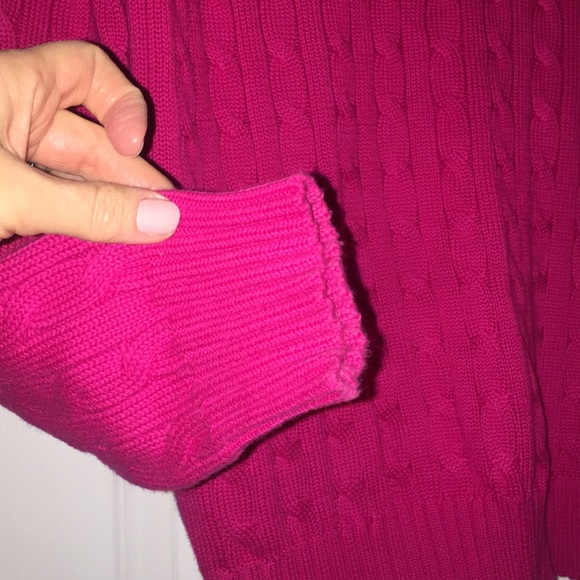 Ralph Lauren Sport Medium Zip up in hot pink - Picture 7 of 8